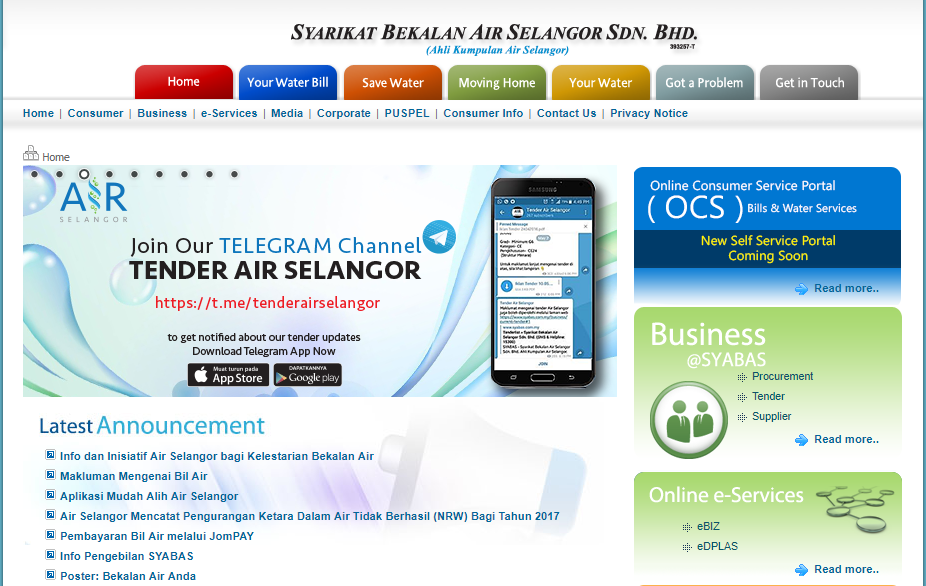 Selangor bayar air Cara Membuat