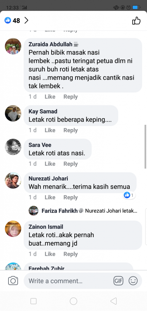 Petua Atasi Nasi Lembik