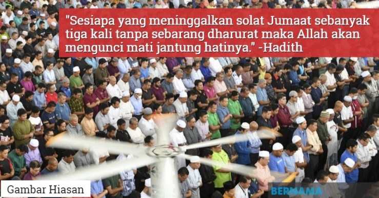 Hukum Tinggalkan 3 Kali Solat Jumaat