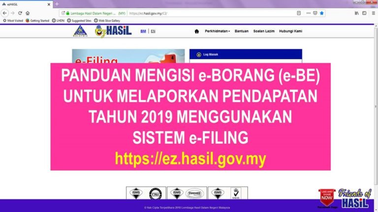 Cara Buat E-Filing Cukai Pendapatan 2020 Untuk 'First ...