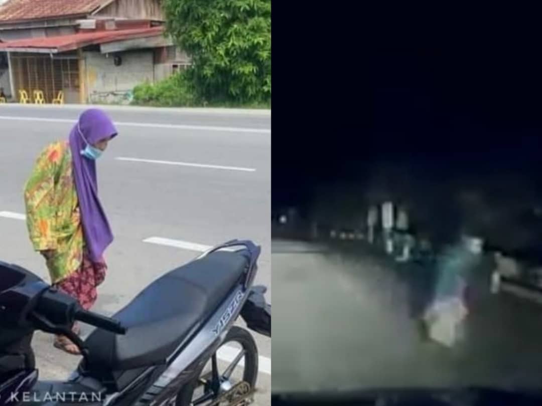 Nenek lintas jalan